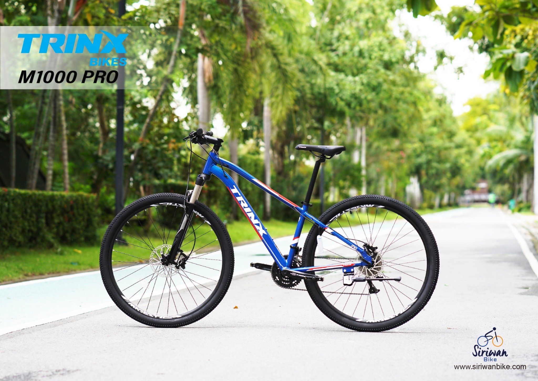 TrinX : M1000 Pro เสือภูเขาเฟรมอลูฯ 29" ซ่อนสาย 30 สปีด ดิสเบรคน้ำมัน