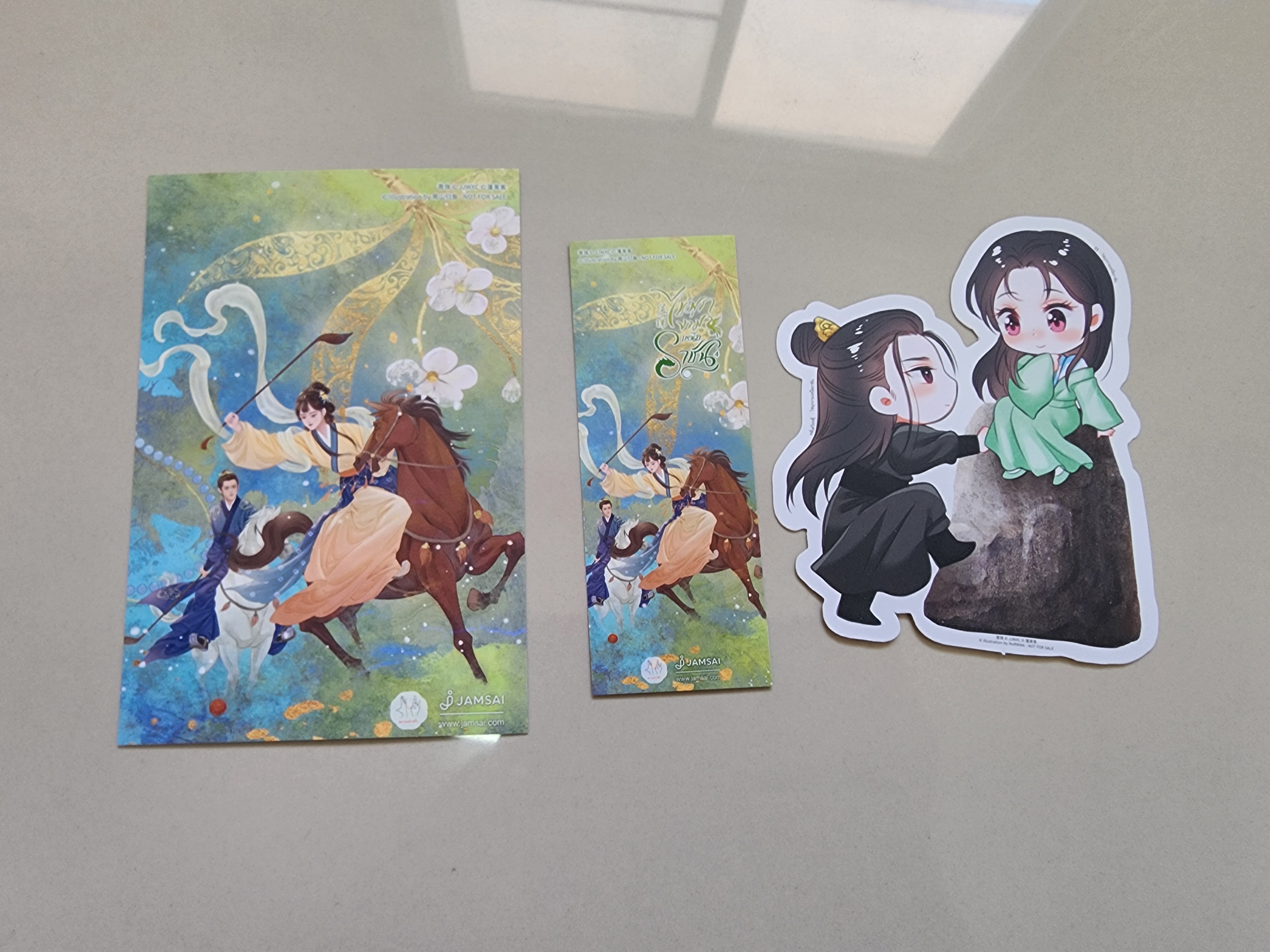 โปส+ที่คั่น+สมุดโน๊ต ไข่มุกงามเหนือราชัน