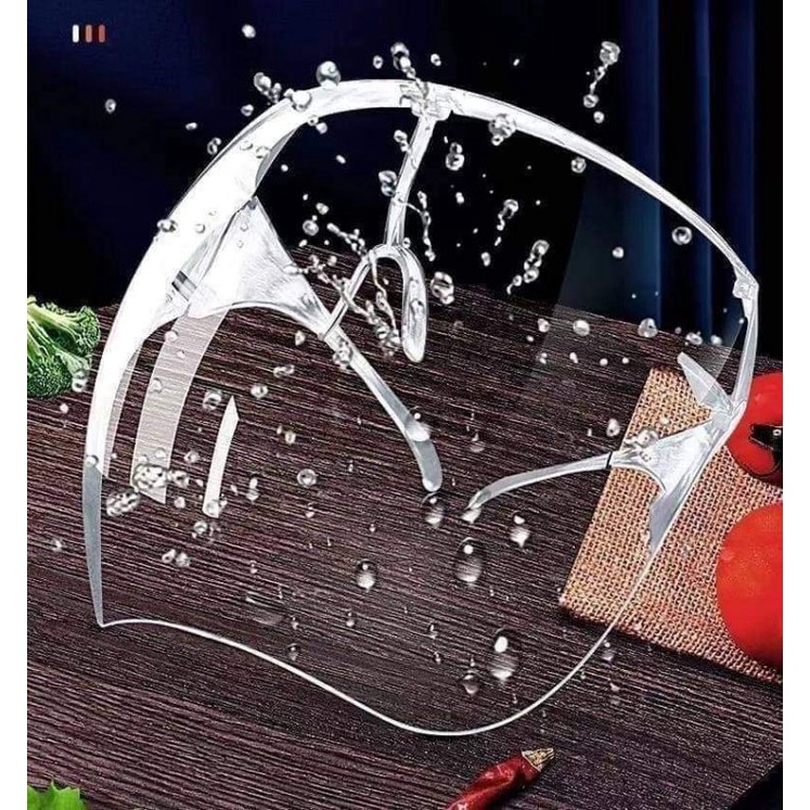 faceshiled เฟสชิว ใส่แบ้วไม่ปวดหัว ‼️อะคลิลิค ใส หนาอย่างดี พร้อมส่งจากไทย