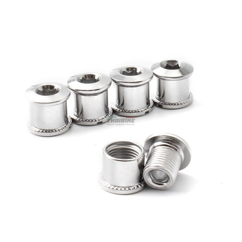 (5ตัว)น็อตใบจานจักรยาน Chainwheel Screws Single Double Three Crank Screws