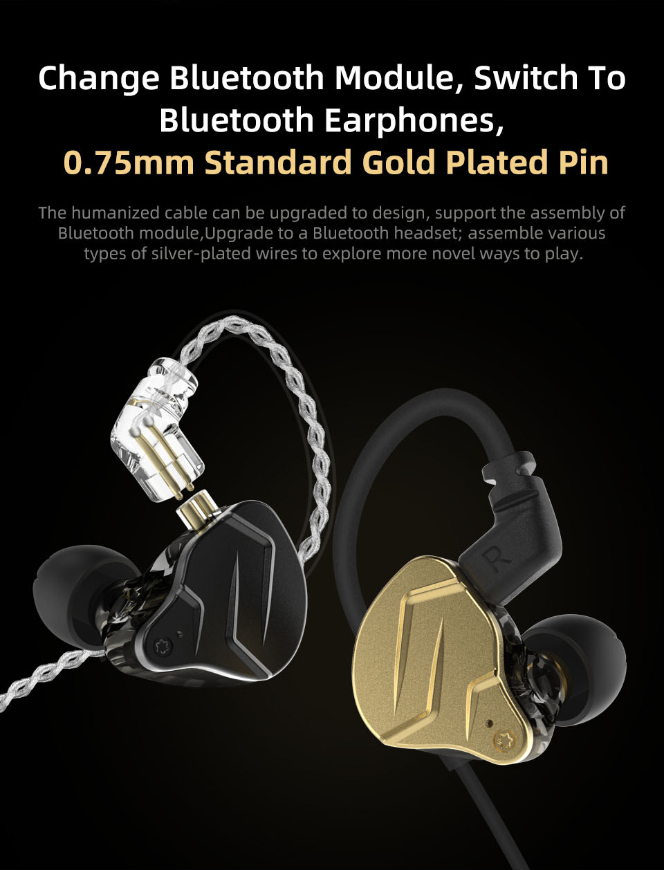 ขาย KZ ZSN PRO X หูฟัง Hybrid 2 ไดรเวอร์ 1BA+1DD ประกันศูนย์ไทย