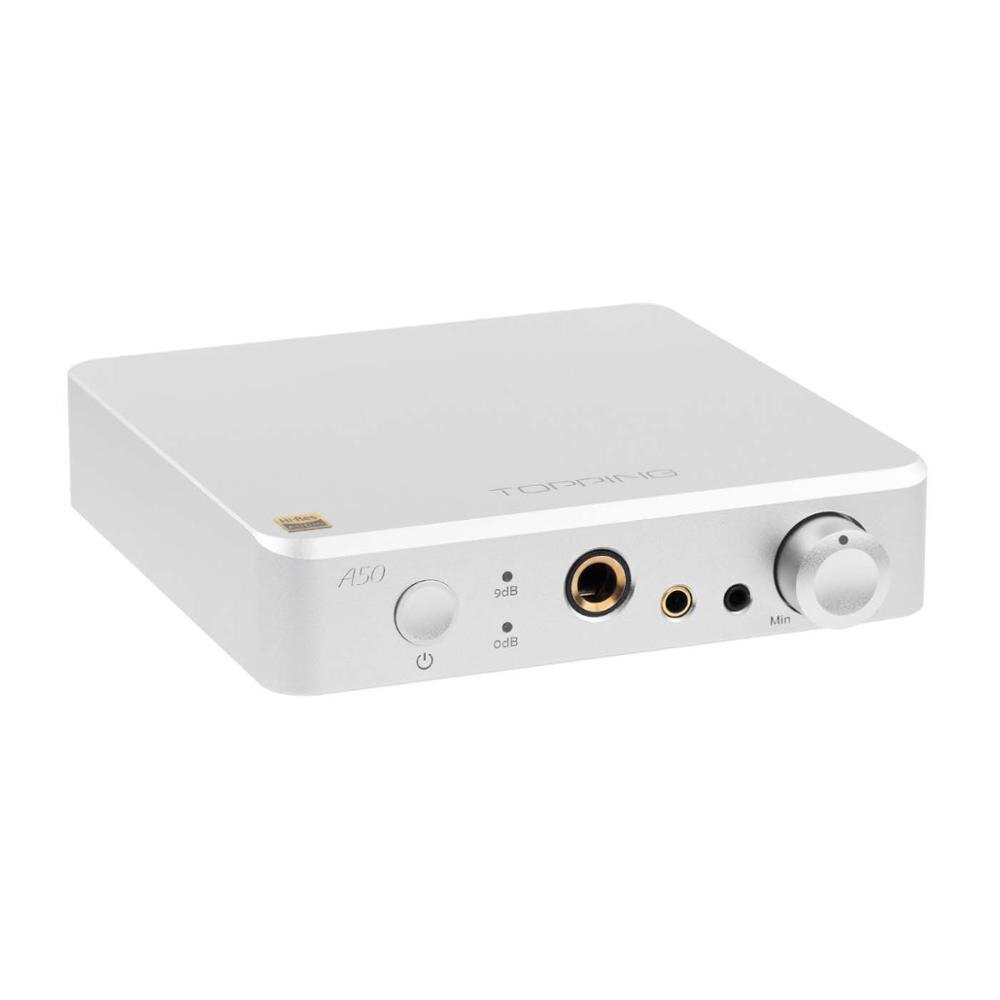 ขาย TOPPING A50 แอมป์หูฟังตั้งโต๊ะกำลังขับสูง รองรับย่านความถี่ 20-200kHz เหนือกว่า Hi-Res
