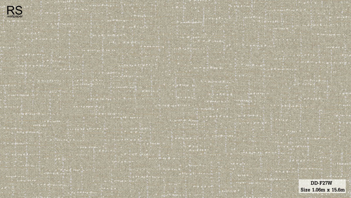 วอลเปเปอร์ลายผ้าขนสัตว์ สีน้ำตาล-กากี DD-F27W