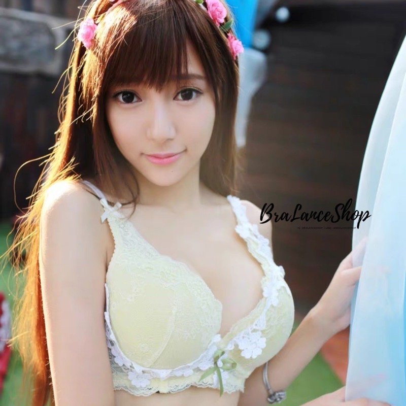 BLS✿BN01 Setบรา+กกน. ชุดชั้นในลูกไม้สไตล์ญี่ปุ่น