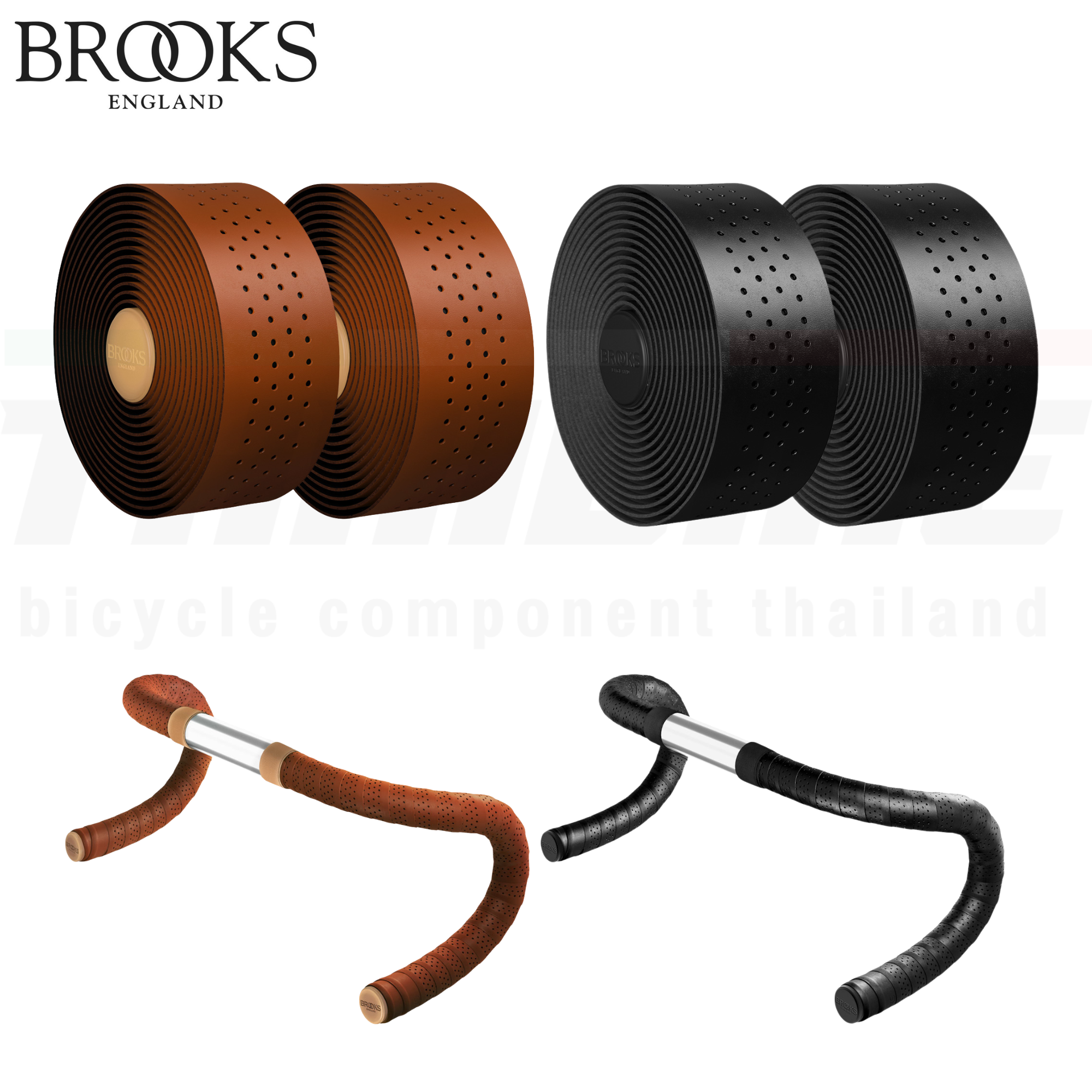 ผ้าพันแฮนด์จักรยานหนังเทียม Brooks Microfiber Bar Tape
