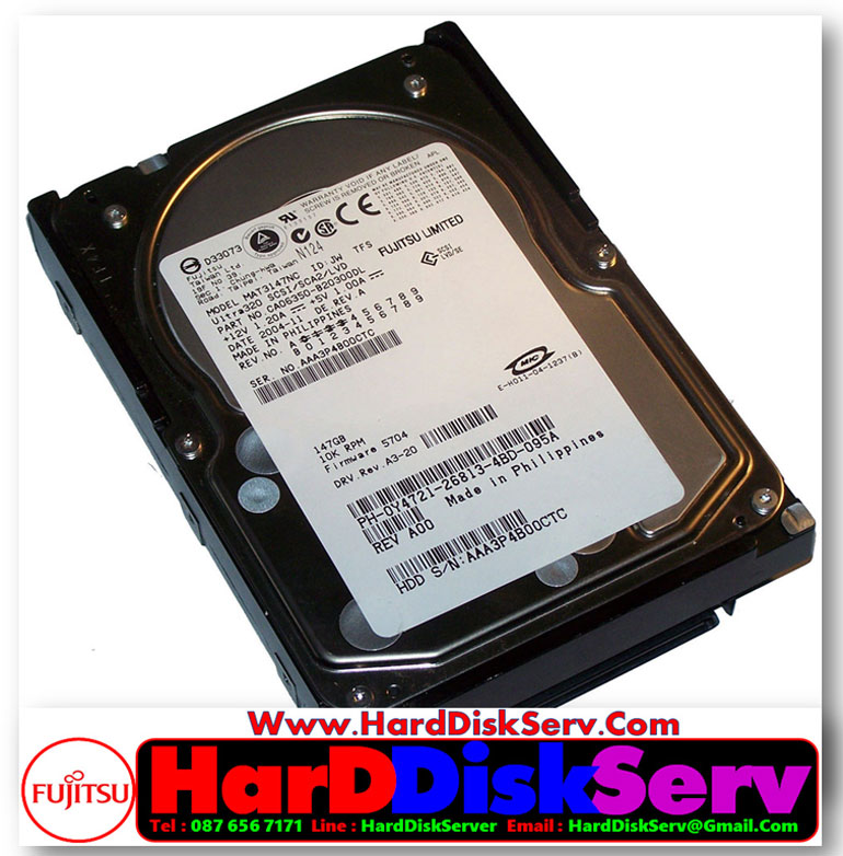 MAP3147FC FUJITSU 146GB 10K FC-AL FIBRE CHANNEL 3.5INC HOT-PLUG HDD