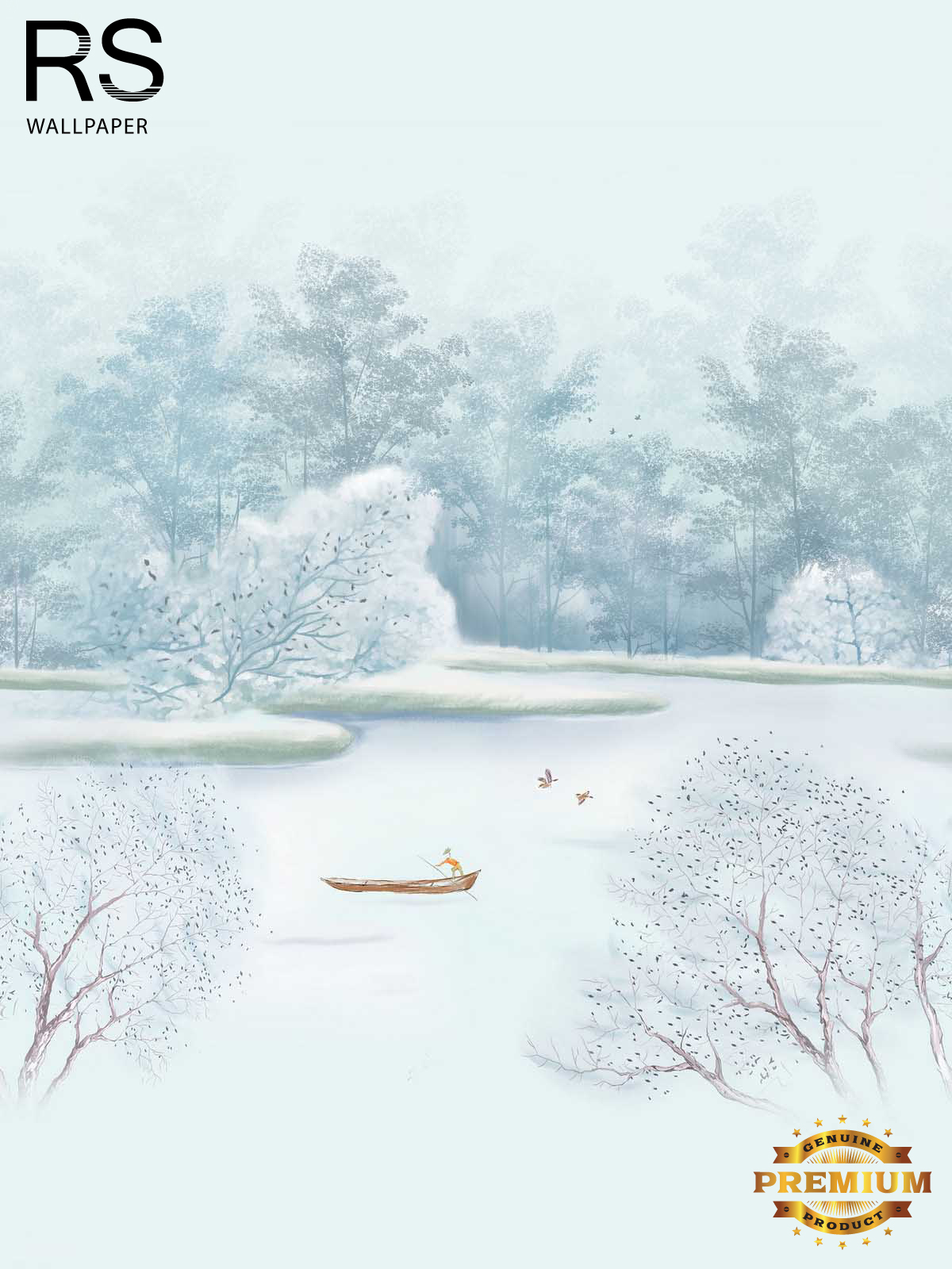 วอลเปเปอร์ ภาพวาด ดอกไม้ J-PREMIUM(สั่งผลิต)