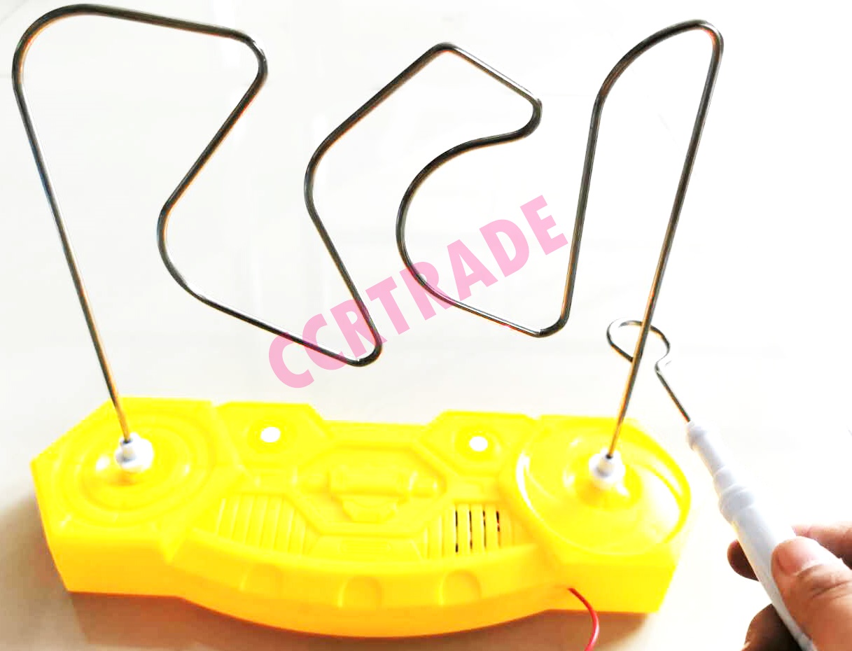 เกมส์ขดลวดไฟฟ้าฝึกสมาธิ มีเสียง มีไฟกล่อง 17.5x26 ซม.(1x3)