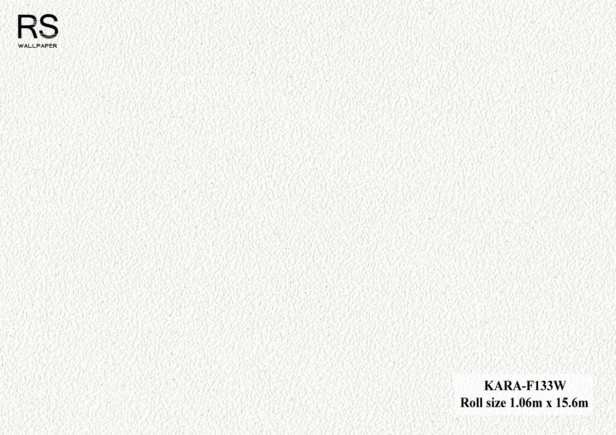 วอลเปเปอร์ สีขาวมีกลิตเตอร์เงิน KARA-F133W