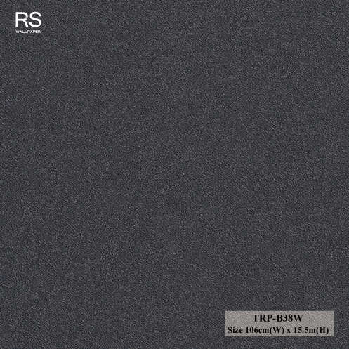 วอลเปเปอร์สีดำเทา TRP-B38W