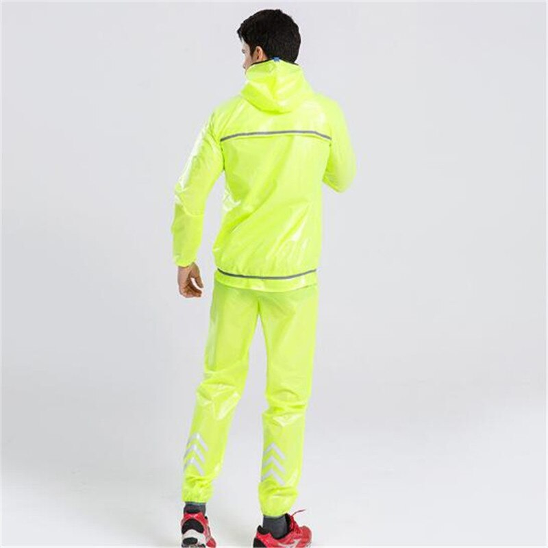 เสื้อปั่นจักรยานกันฝน CYCLE (เสื้อ+กางเกง) Waterproof Windproof Cycling Jacket Rain