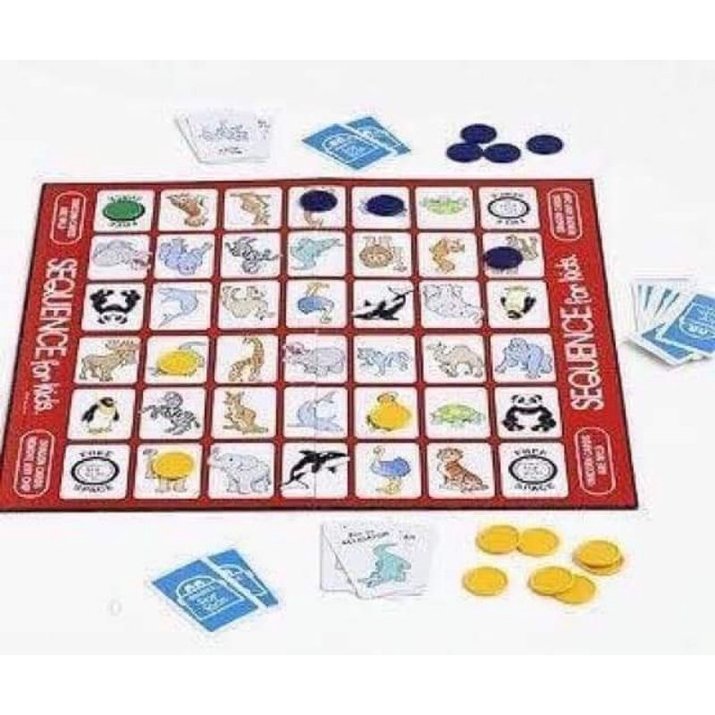 Sequence for kids พร้อมส่งจากกทม‼️ค่าส่งถูก🎁 ส่งไวมาก‼️บอร์ดเกมสำหรับเด็ก