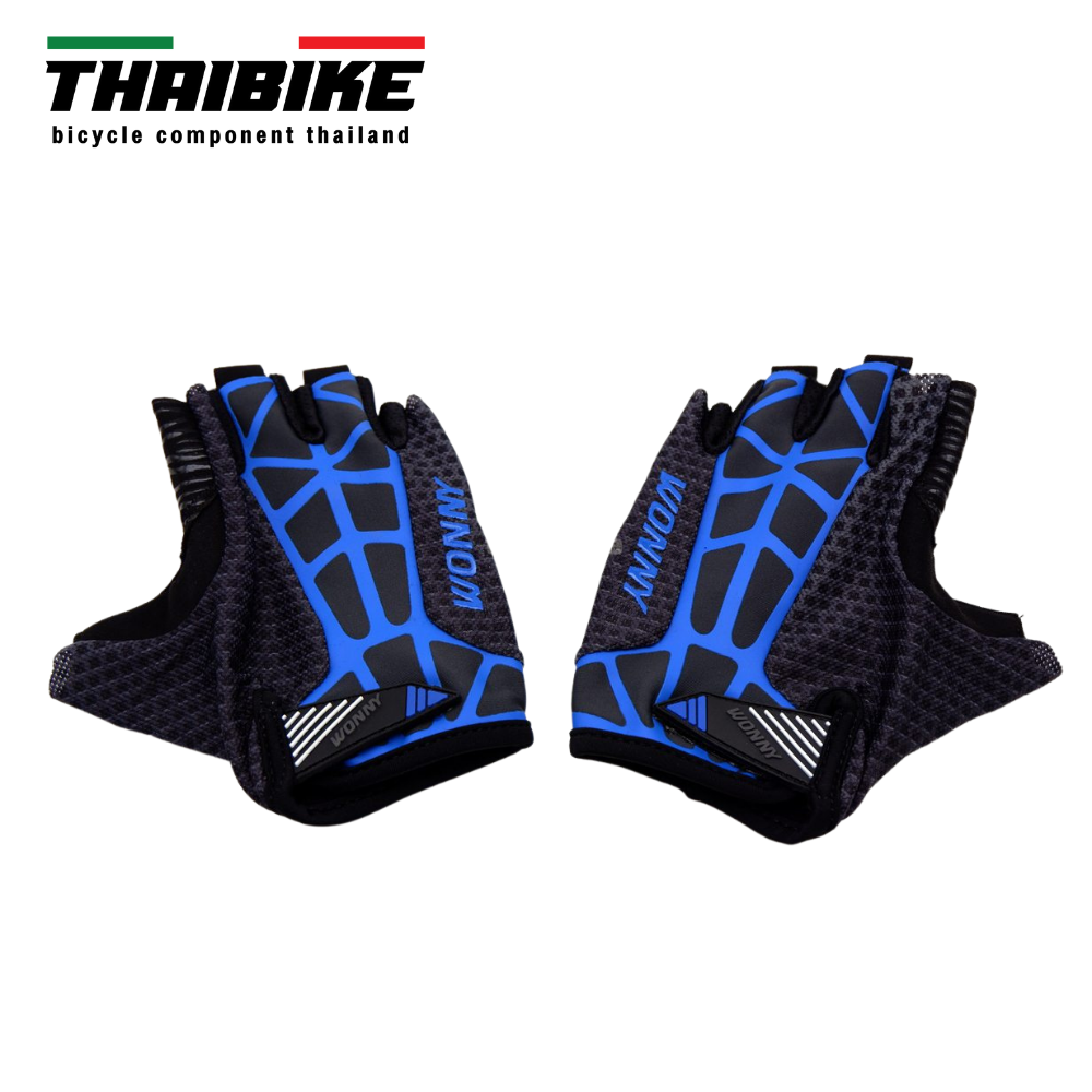 ถุงมือเจลสำหรับปั่นจักรยาน มีเจลรองมือ ของแท้ งานหนานุ่ม WONNY