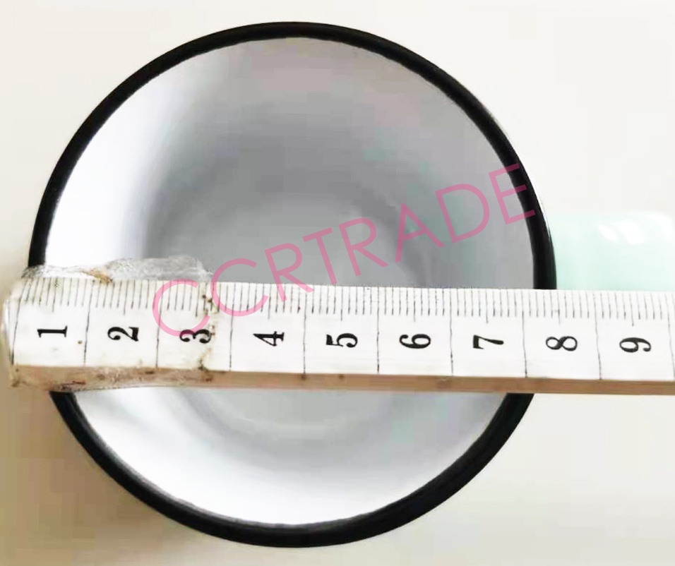 แก้วกระเบื้อง มีหู ปารีส 7x7.5 ซม.(งานหนา)