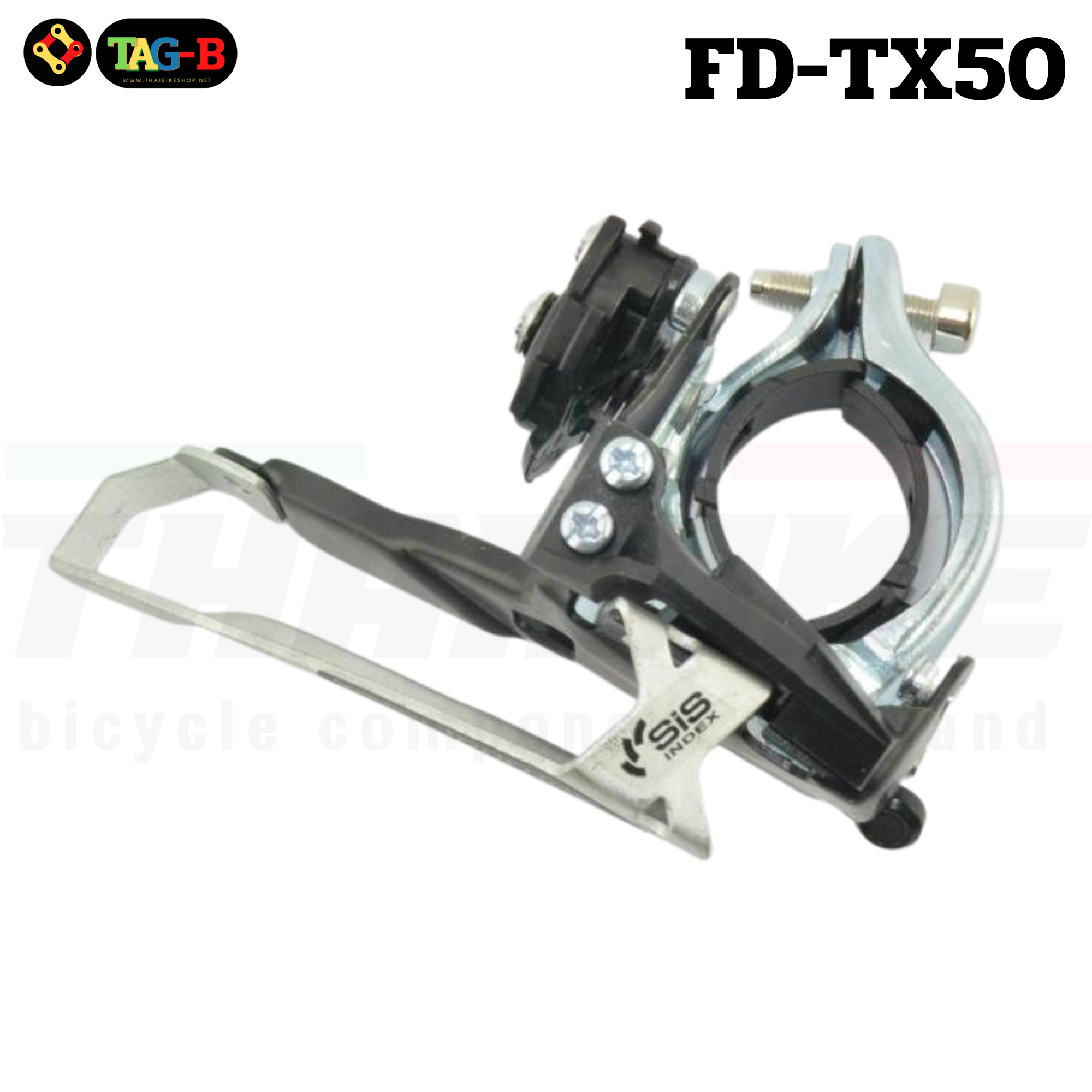 สับจานจักรยาน Shimano Tourney FD-TX50 Mountain Bike Clamp-On Front Derailleur 31.8mm/34.9mm