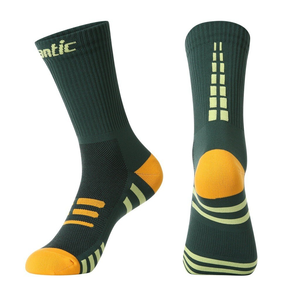 ถุงเท้าปั่นจักรยานเสือหมอบ เสือภูเขา SANTIC WM0P069 แบบยาวพิเศษ