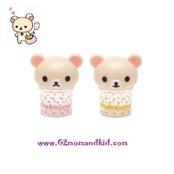 ++พร้อมส่ง++ ขวดใส่ผงโรยข้าว เกลือ หรือพริกไทย ลาย โคะรีแลคคุมะ (สีชมพู) สินค้า 1 แพ็ค มี 2 ขวด สินค้านำเข้าจากญี่ปุ่นแท้ค่ะ