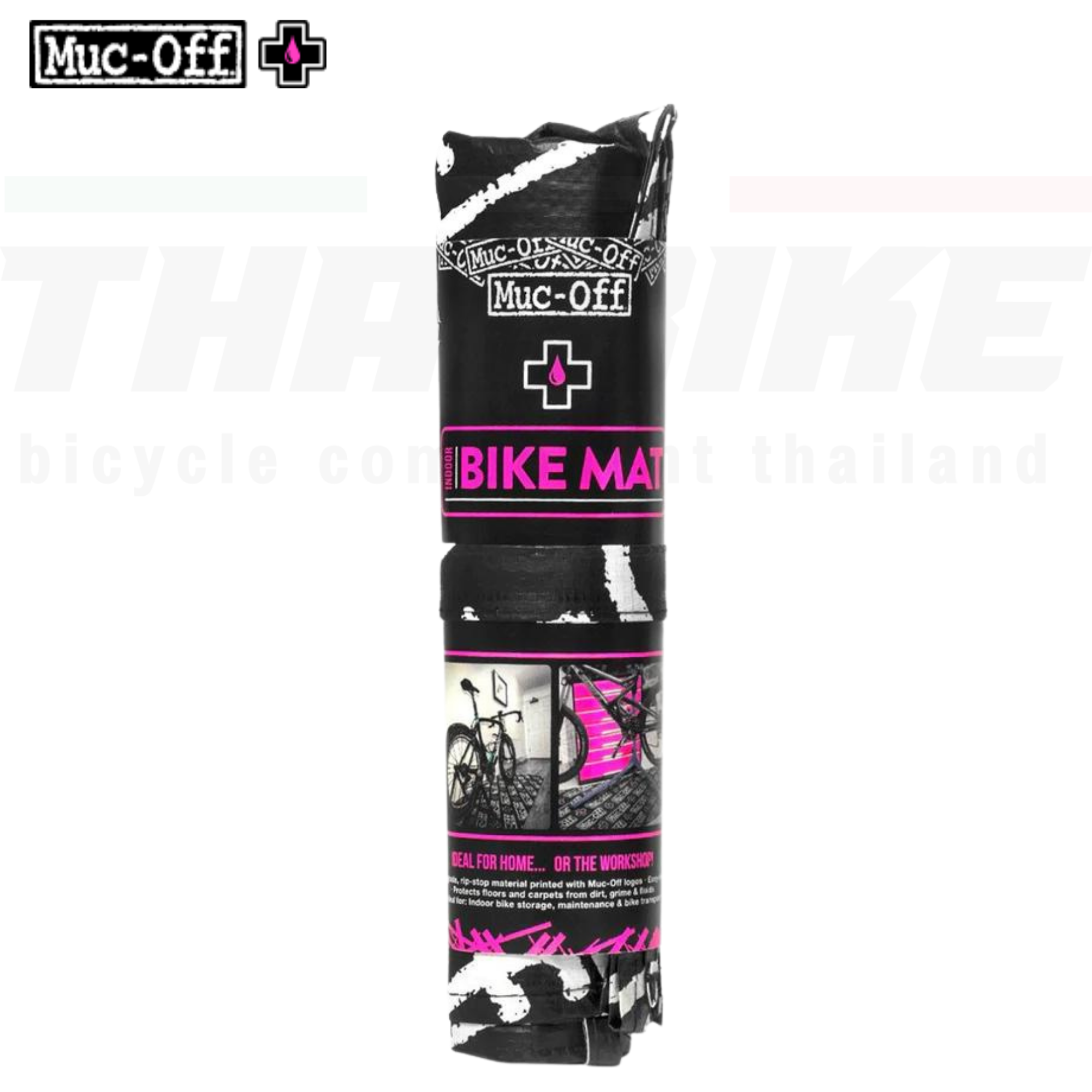 ผ้าใบปูพื้นอเนกประสงค์จักรยาน MUC-OFF ปั่นเทรนเนอร์ ซ่อมจักรยาน Bike Mat