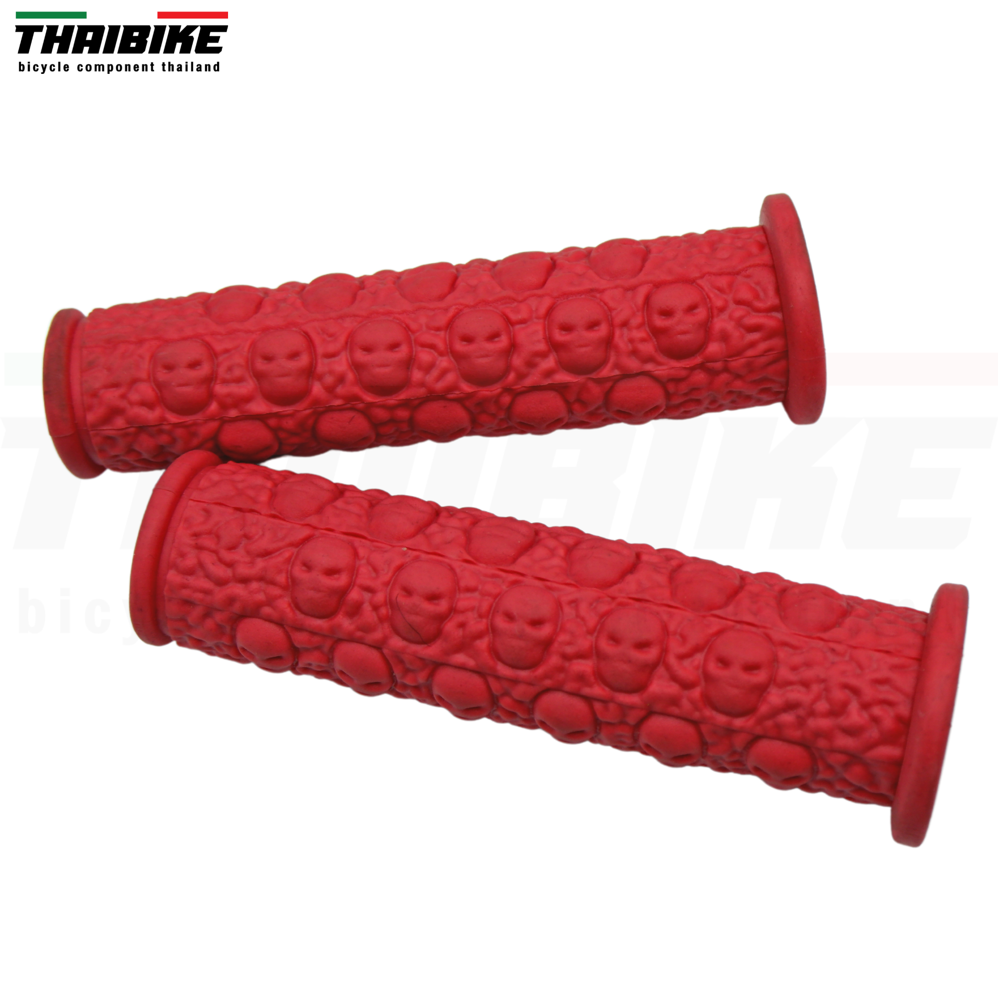 ปลอกแฮนด์ยางใส่จักรยานแบบยางลายหัวกะโหลก