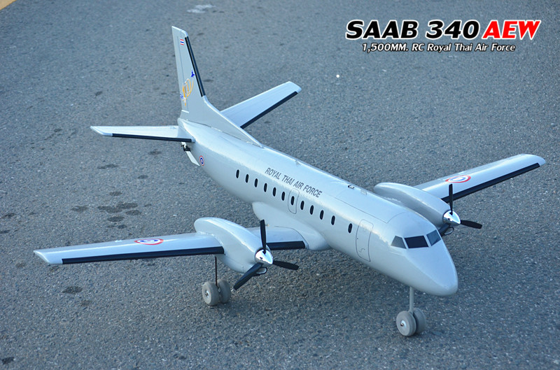 SAAB 340 AEW 1,500MM. RC Plane