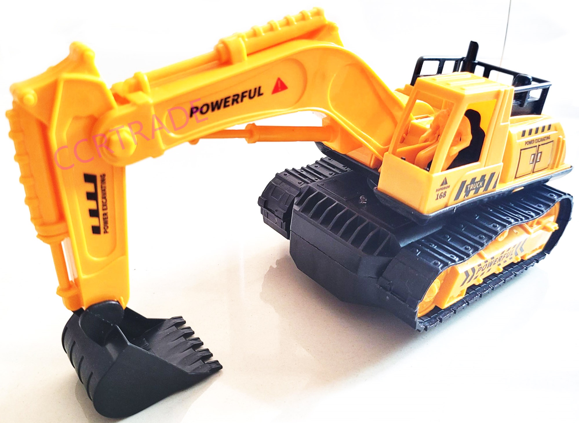 รถแม็คโครบังคับไร้สาย+รีโมทกล่อง 10.5x25 ซม.(1x3)