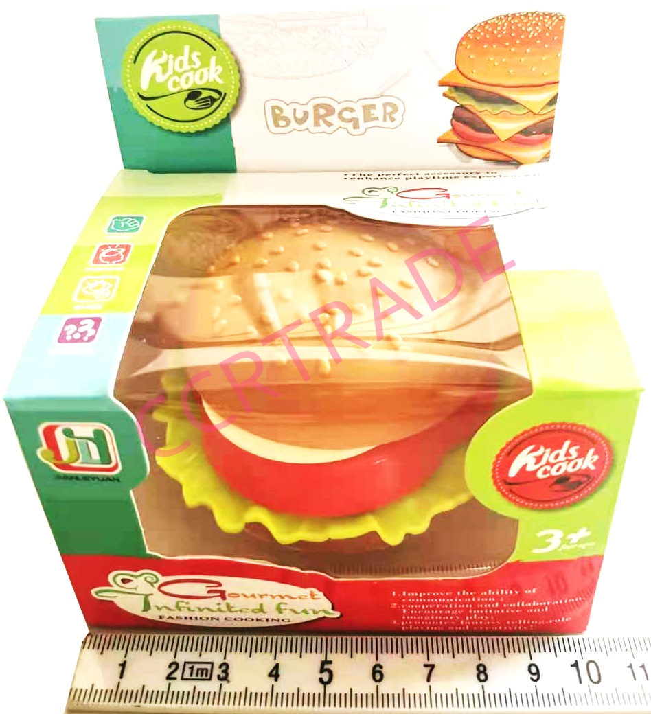 แฮมเบอร์เกอร์ตัวต่อ 5 ชิ้นกล่อง 10.5 ซม.