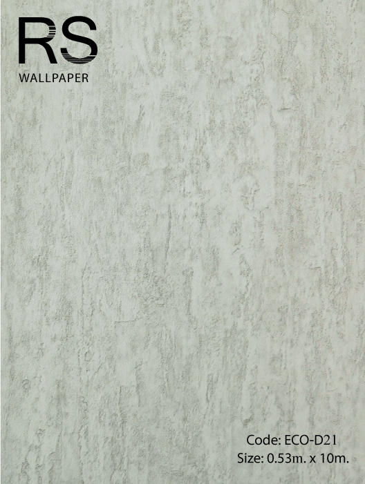 วอลเปเปอร์ลายปูนเปลือยโทนสีขาวเทา ECO-D21