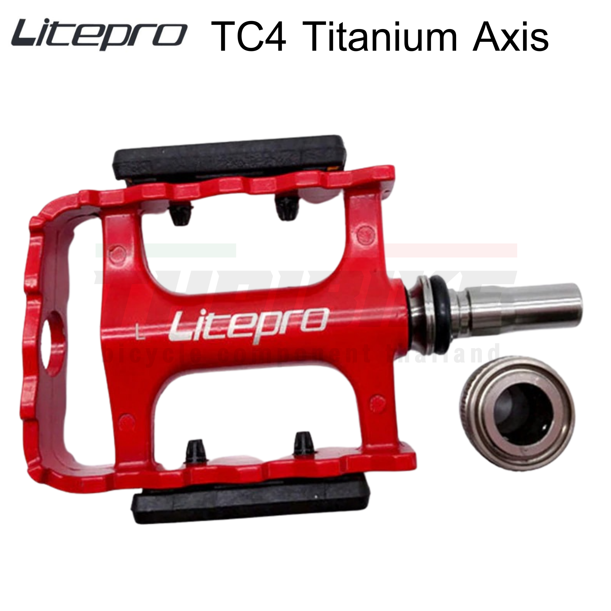 บันไดจักรยาน LITEPRO แบบปลดเร็ว รุ่น LITEPRO F-286 รุ่นมีทับทิม บันไดปลดเร็ว