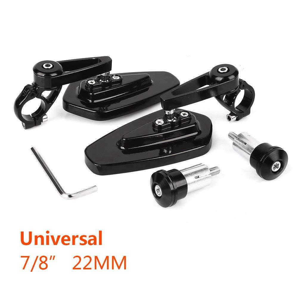 กระจกติดมอเตอร์ไซต์ จักรยาน อลูมิเนียม กระจกสีฟ้า THAIBIKE