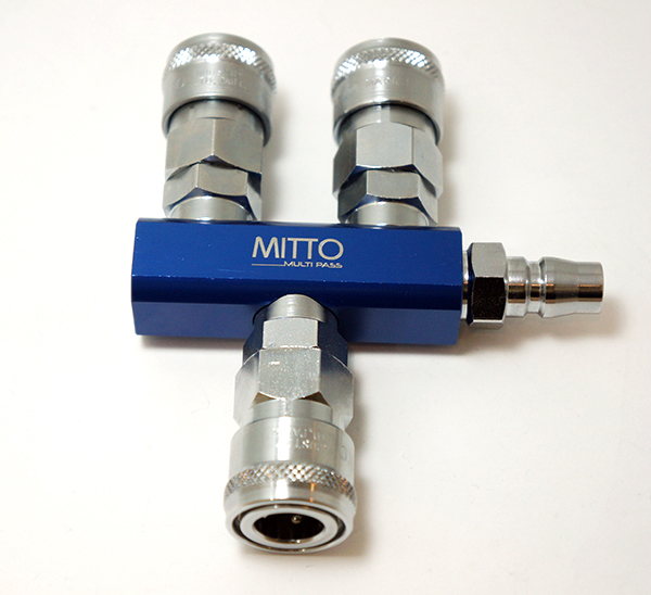 ข้อต่อลม คอปเปอร์ลม แบบ 3 ทาง รุ่น 300 L (3 Way Multi Pass)