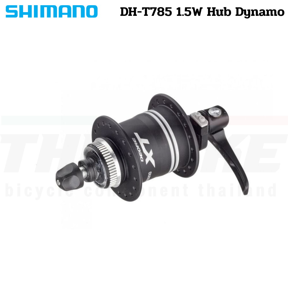 ดุมจักรยานแบบไดนาโมSHIMANO Deore XT DH-T785 Deore XT, 6v 1.5w, for Centre-Lock disc 36h