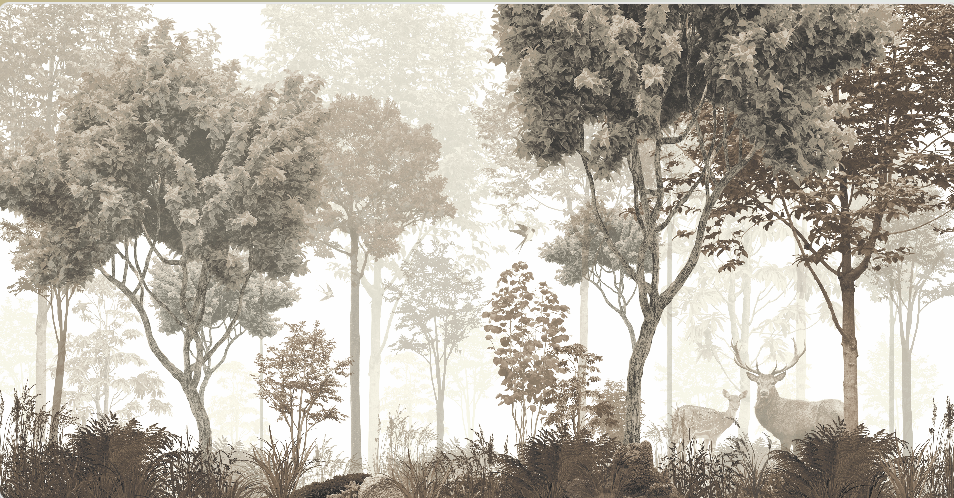 วอลเปเปอร์ภาพป่าเขตร้อน Tropical (สั่งผลิต)