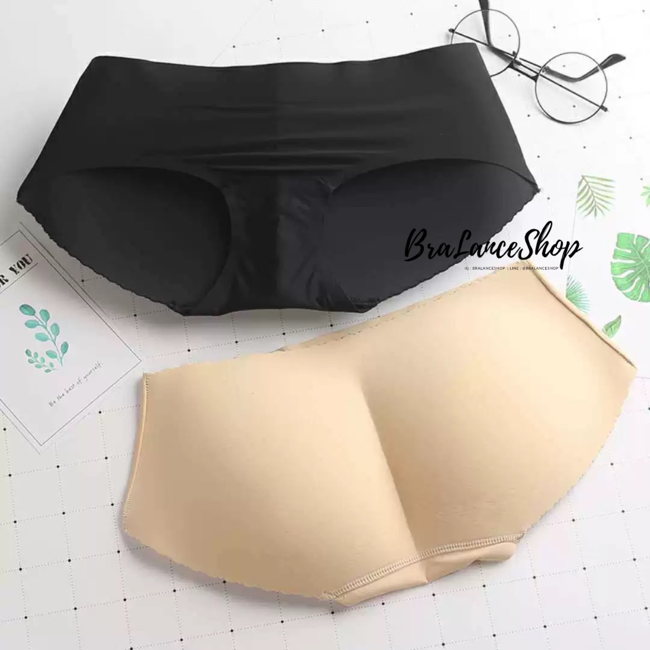 BLS✿205 กางเกงเสริมก้น ไร้ขอบเอวต่ำ