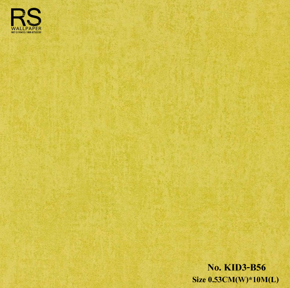 วอลเปเปอร์พื้นสีเขียวอ่อนเลม่อน No.KID3-B56