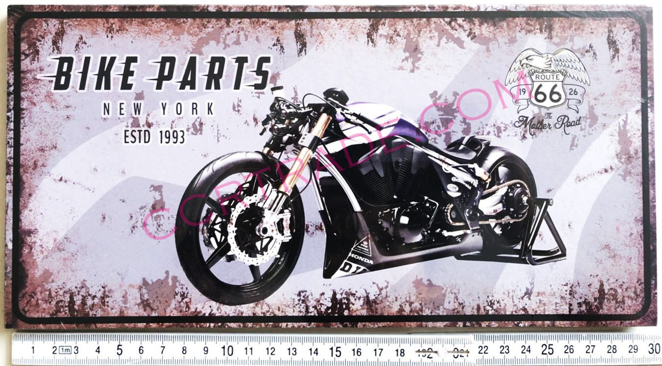 ป้ายไม้วินเทจแต่งห้อง (ไม้แท้) 15x30 ซม.