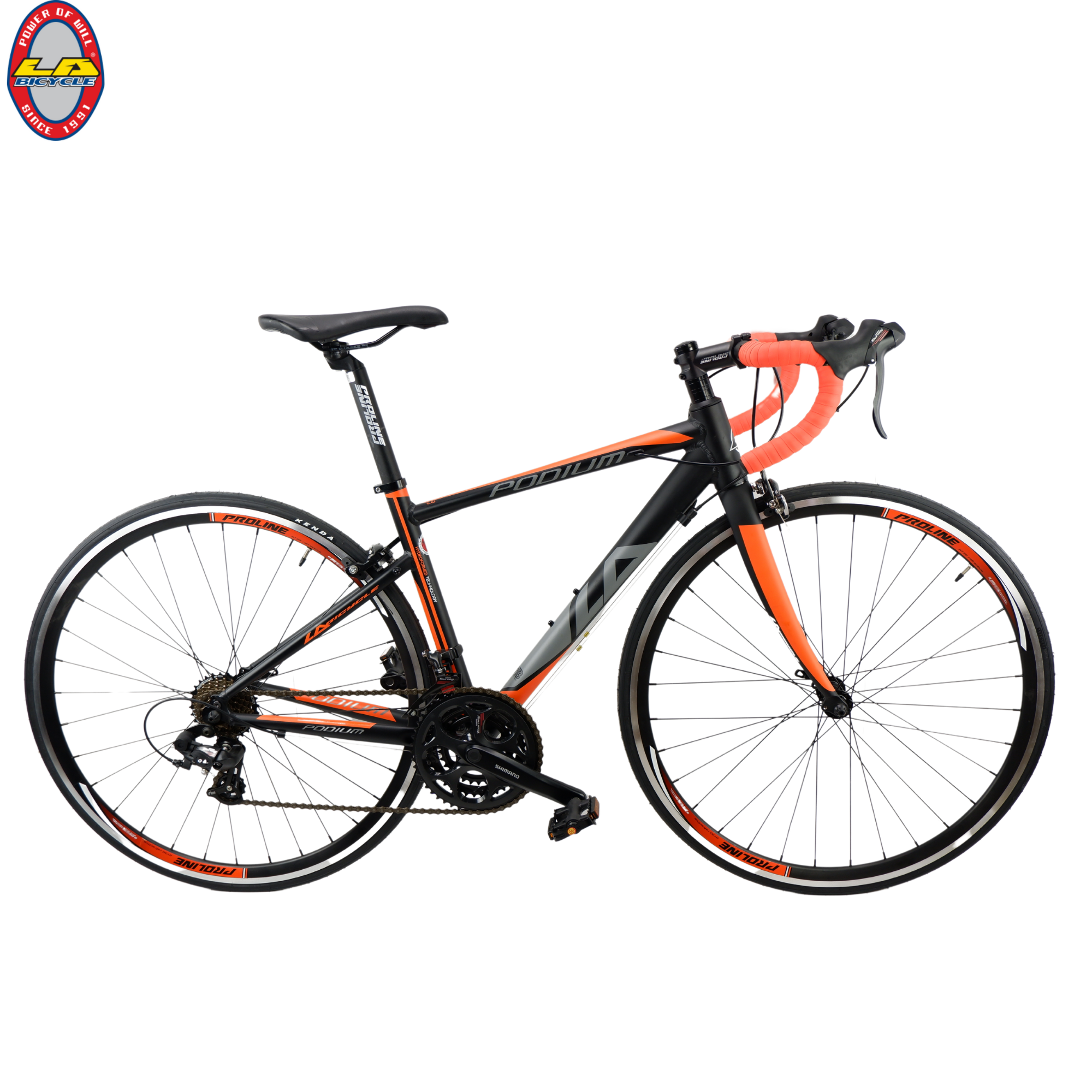 จักรยานเสือหมอบเกียร์ SHIMANO มือตบ LA PODIUM 1.0 700C