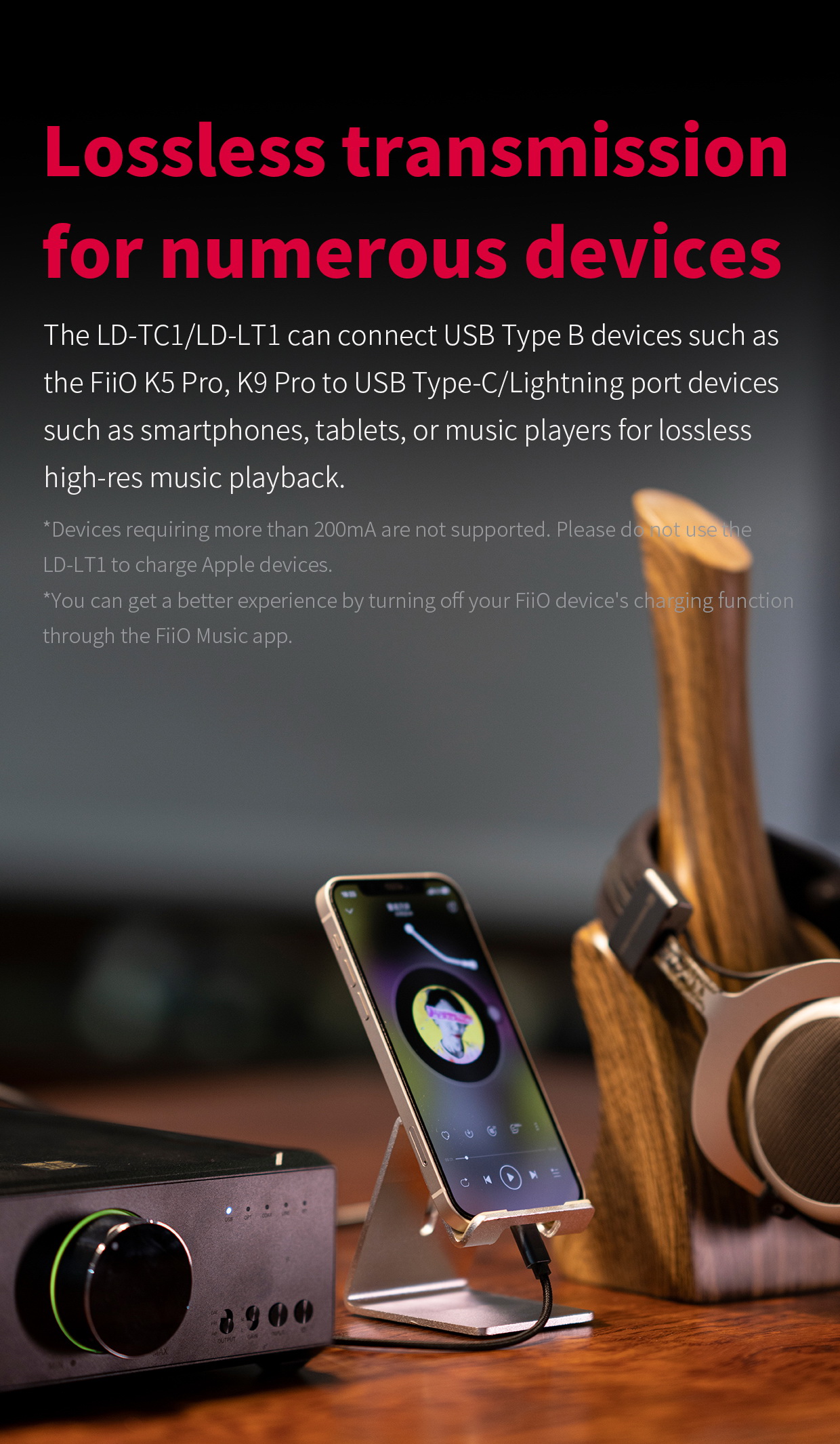 ขาย FiiO LD-TC1 สายแปลง USB Type-B เป็น Type-C ประกันศูนย์ไทย