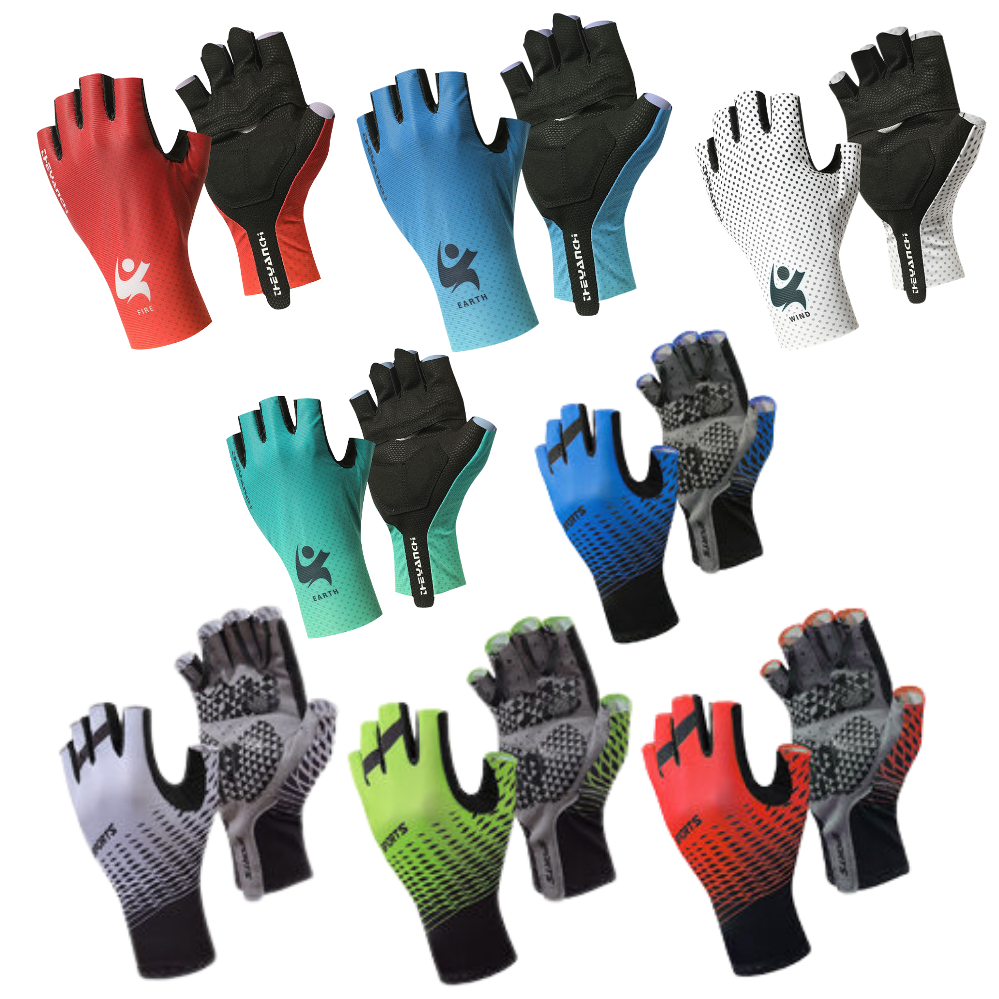 ถุงมือปั่นจักรยานแบบเจล THAIBIKE SPORT 02 รุ่นเจลหนาพิเศษ