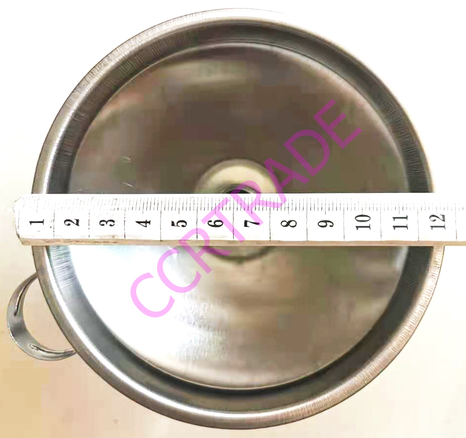 กรวยสแตนเลส 12 ซม.(มีรูแขวน)