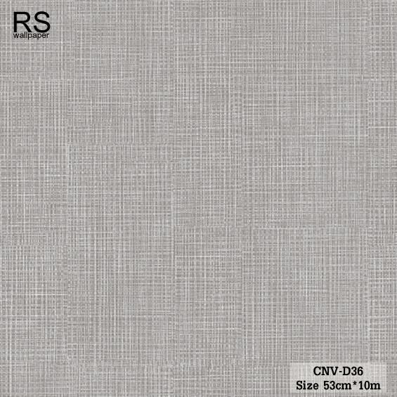 วอลเปเปอร์ ลายกระสอบผ้า สีเทา CNV-D36