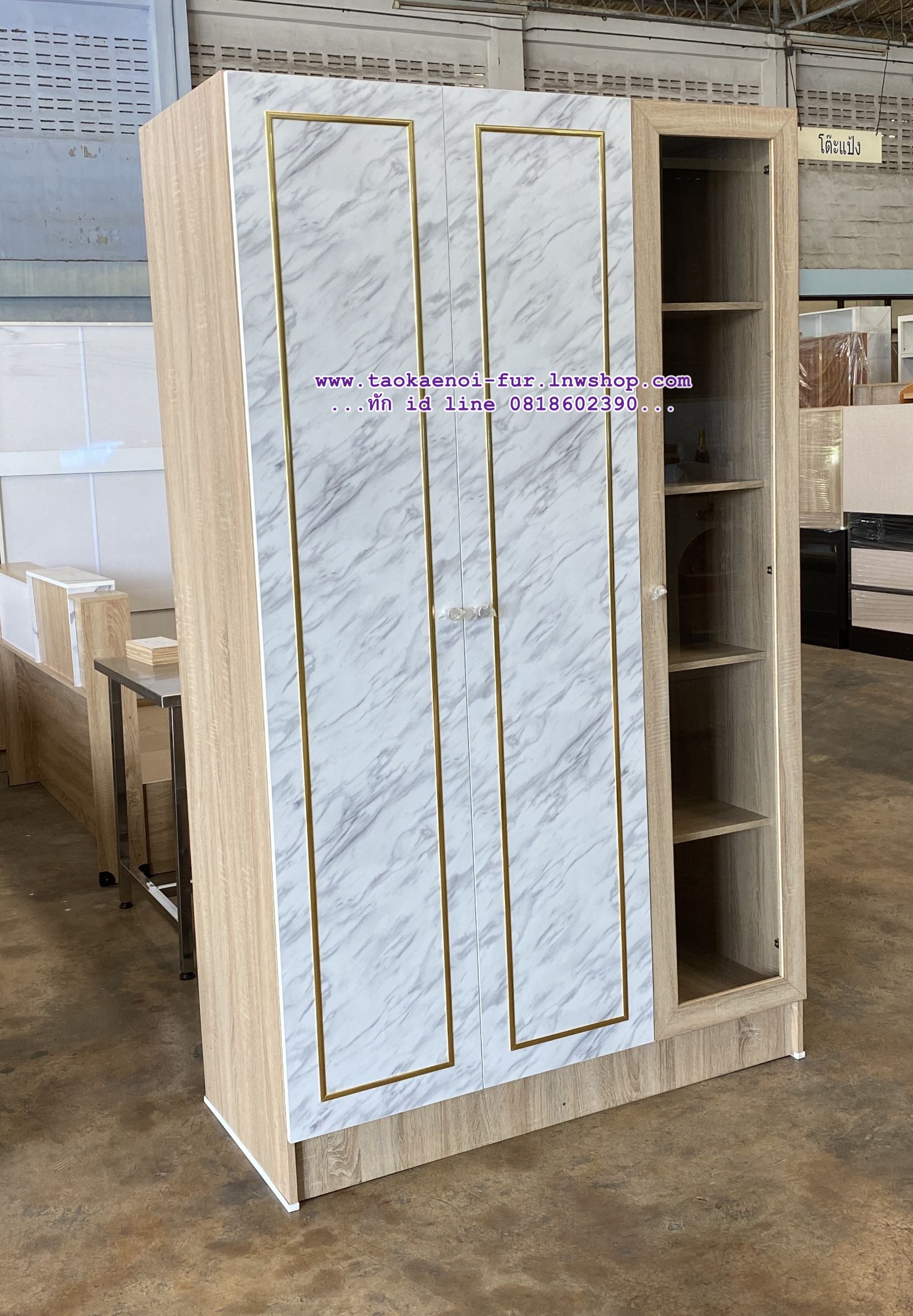 WR-120JS ตู้เสื้อผ้า 120 ซม.