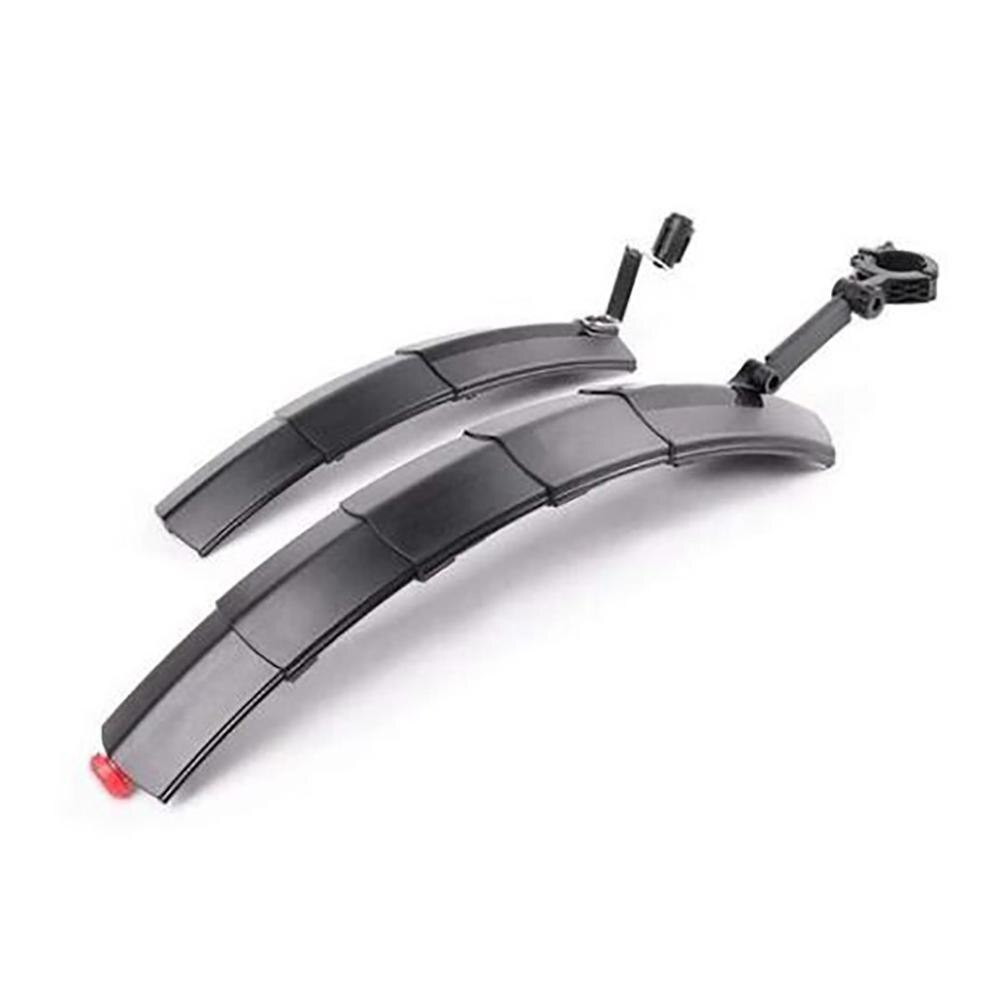 บังโคลนจักรยานบังโคลนแบบยืดได้ มีไฟท้ายในตัว