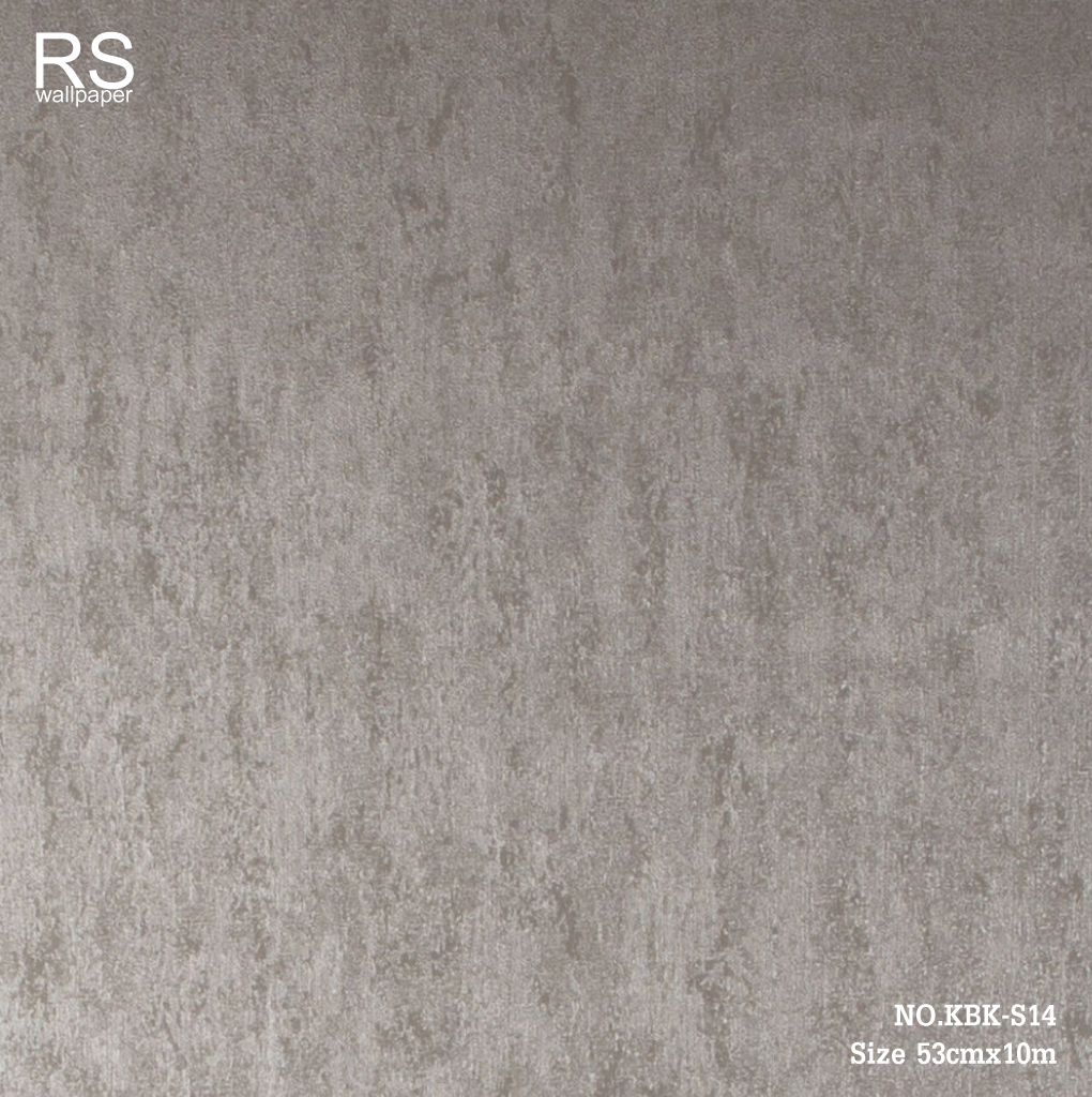 วอลเปเปอร์ สีพื้นเงินอมทองอ่อน (เงา) KBK-S14