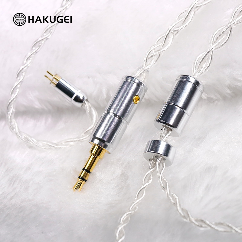 Hakugei Silver Cat สายอัพเกรดหูฟังทองแดงคริสตัลเดี่ยวชุบเงิน ระดับเทพ ทำด้วยมือทุกขั้นตอน [Drizzy Exclusive]