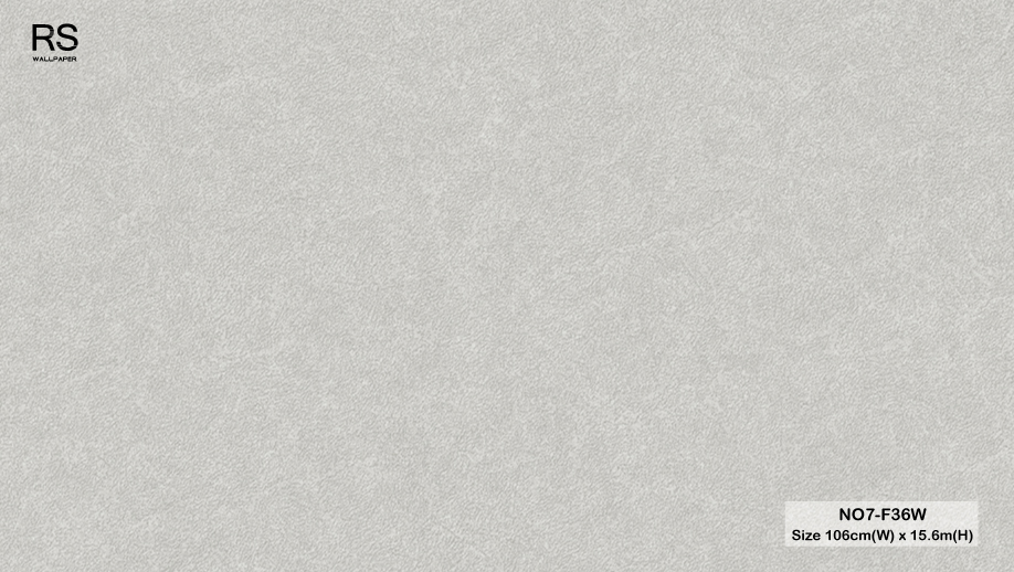 วอลเปเปอร์ ปูนเปลือยสีเทาอ่อน NO7-F36W