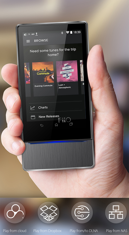 ขาย FiiO X7 เครื่องเล่นพกพาระดับ Hi-End หน้าจอ full touch screen เต็มรูปแบบ