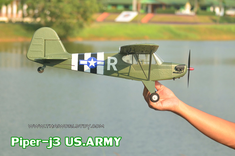 Piper J-3 ARMY 680MM. 6Gyro