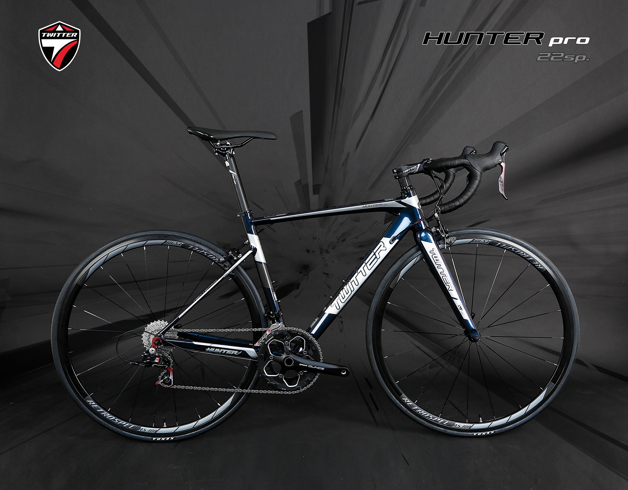 จักรยานเสือหมอบ TWITER รุ่น HUNTER PRO 11SPD