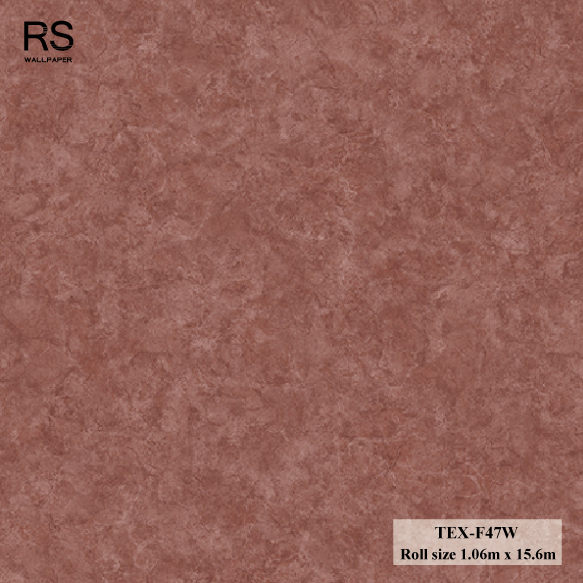 วอลเปเปอร์ลายปูนเปลือย สีแดง TEX-F47W