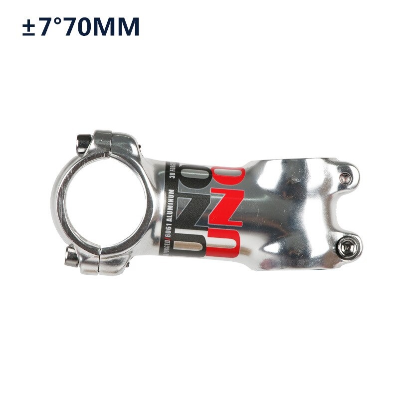 สเต็มจักรยานอลูมิเนียม สีเงิน UNO +-7 แบบ over (31.8)